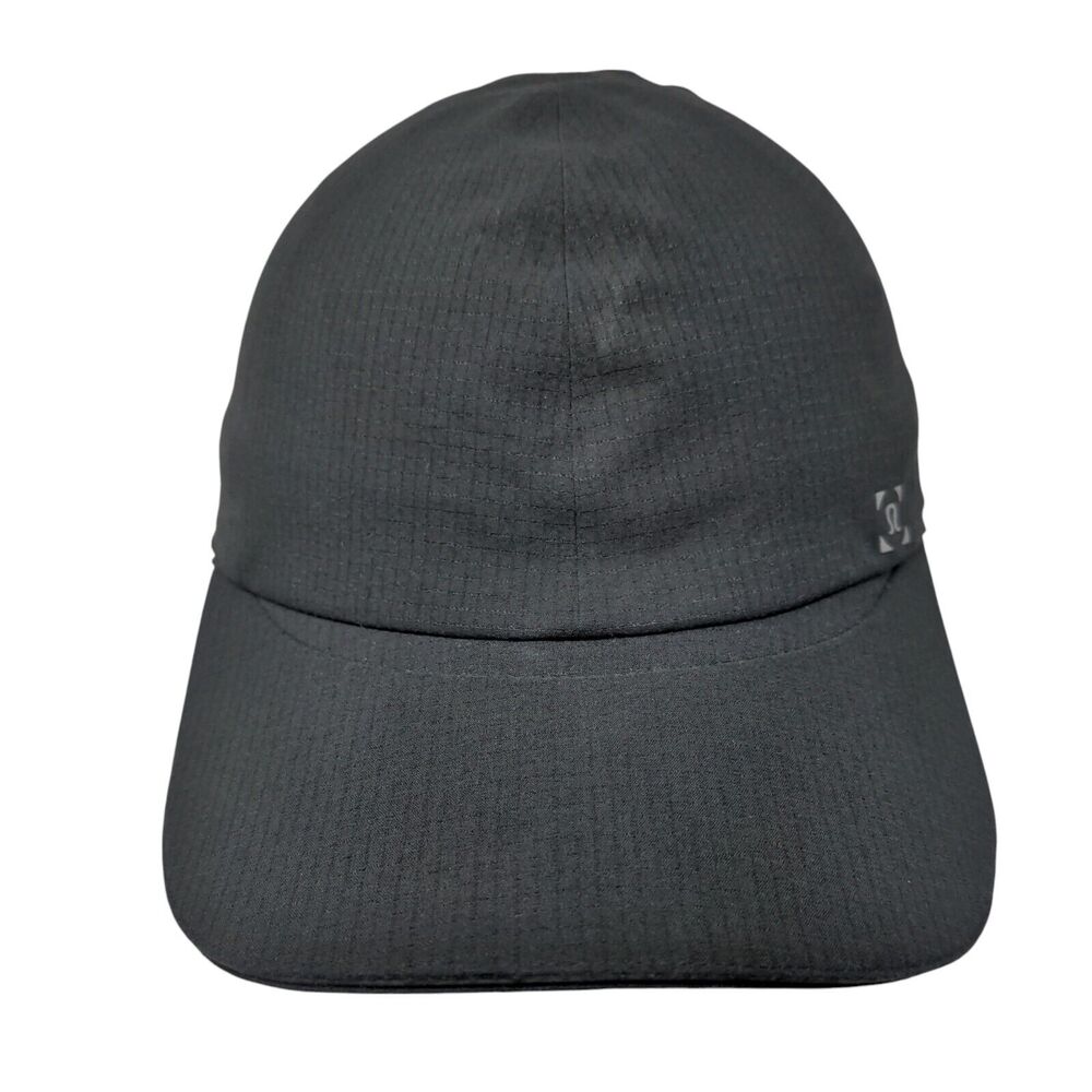 Lululemon Strapback Hat Black One Size Adjustable Lightweight 6 Panel